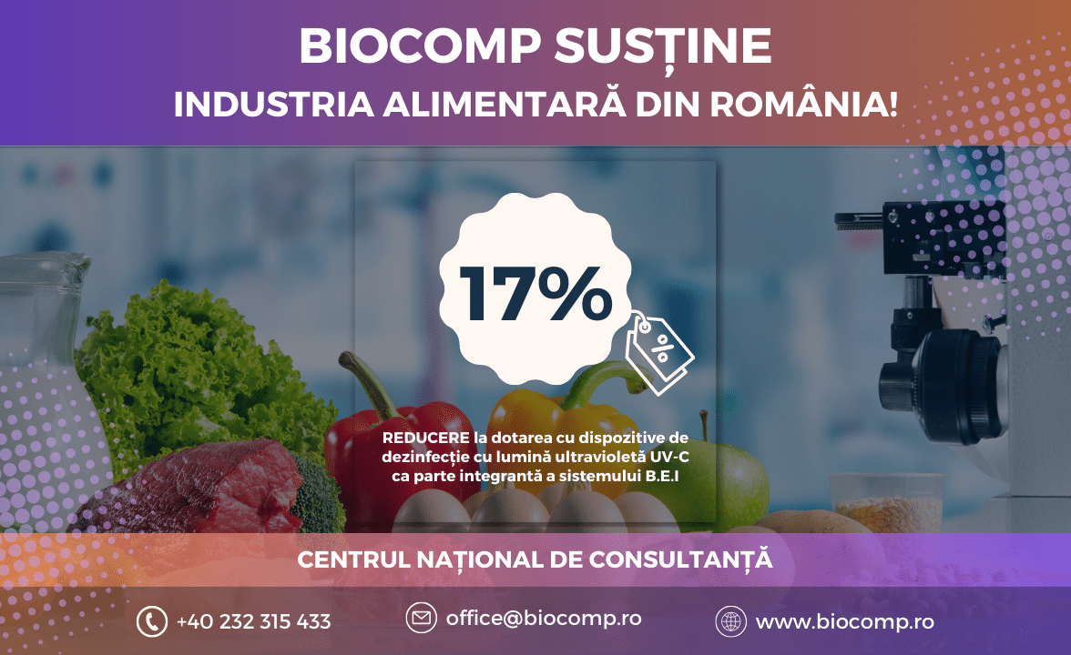 BIOCOMP sustine industria alimentara!