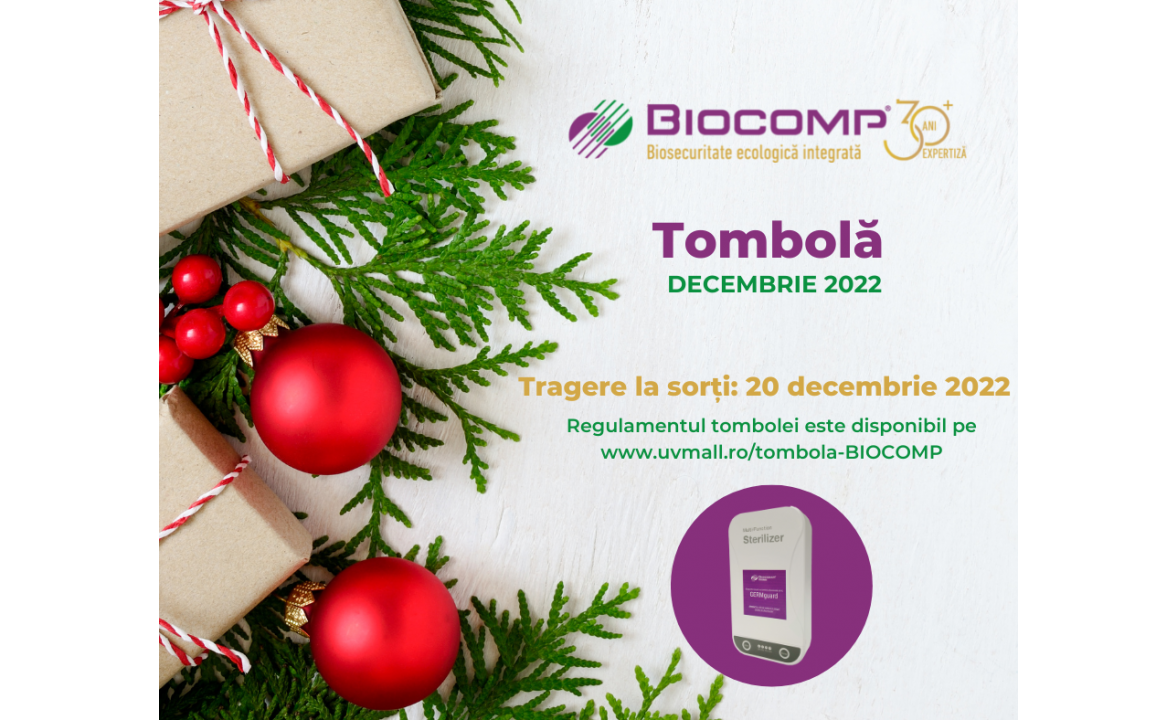 Regulamentul tombolei aniversare a lunii decembrie