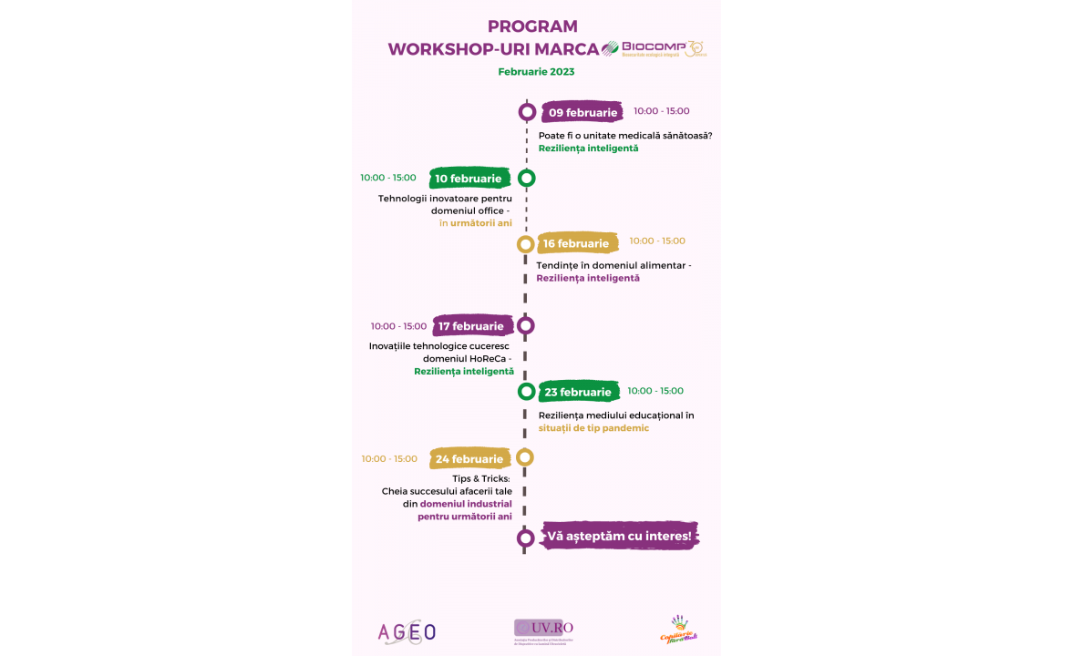 Program workshop-uri BIOCOMP