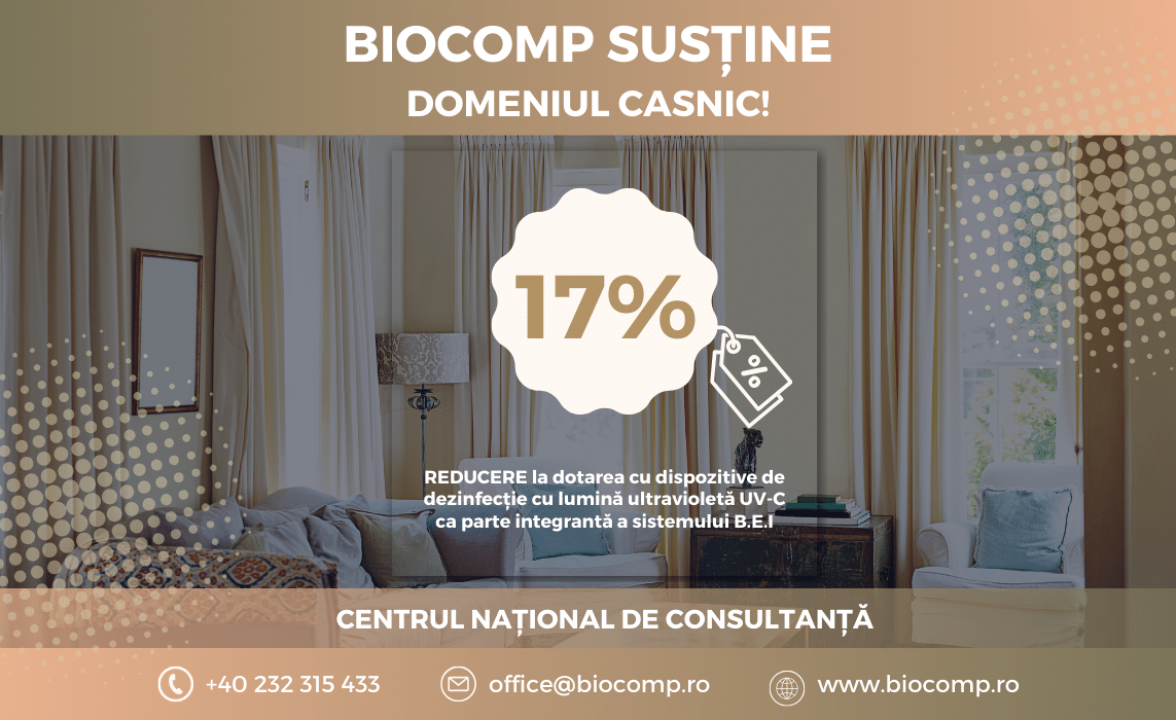 BIOCOMP sustine domeniul casnic!