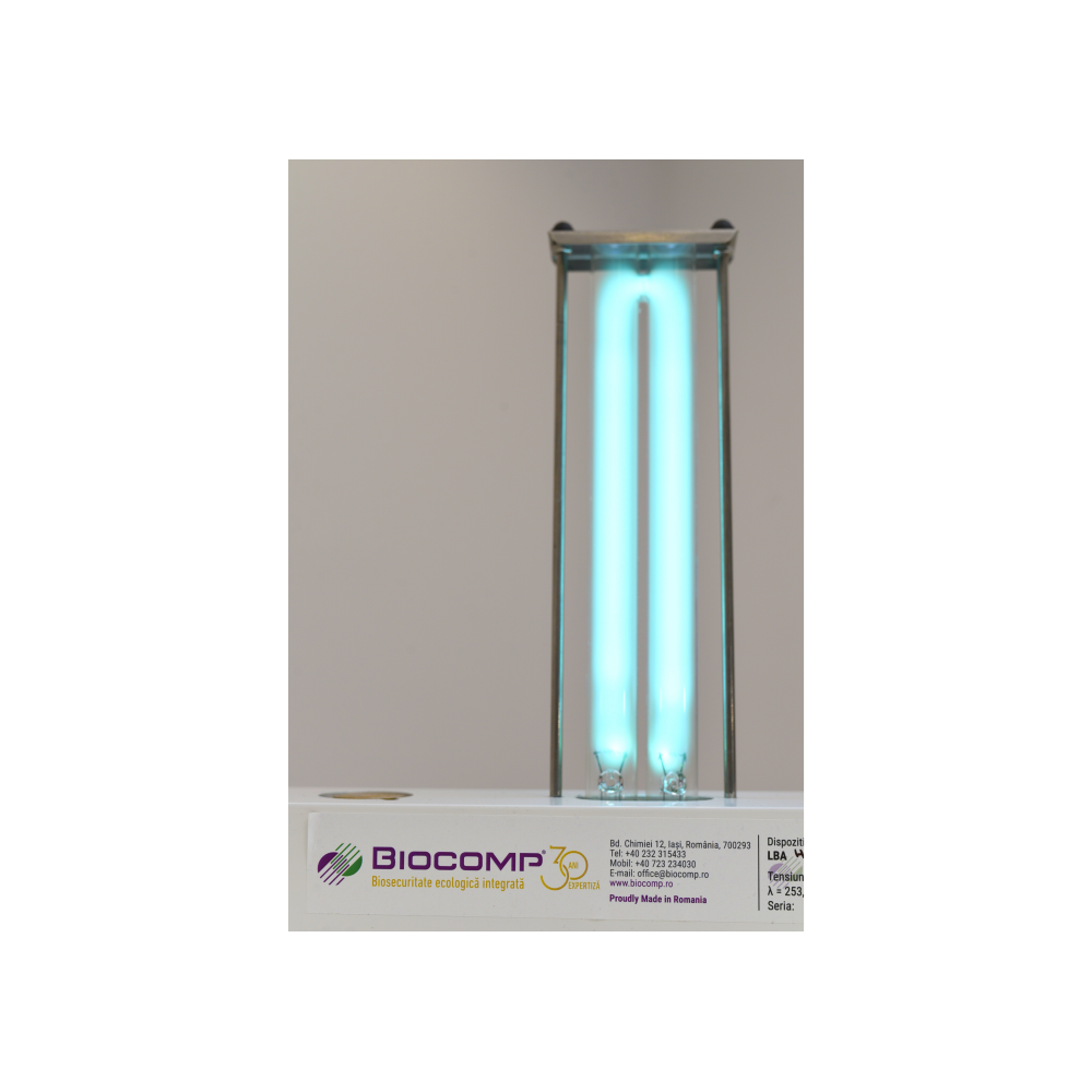 Dispozitiv de dezinfectie cu lumina ultravioleta UV-C HOBBY 18W