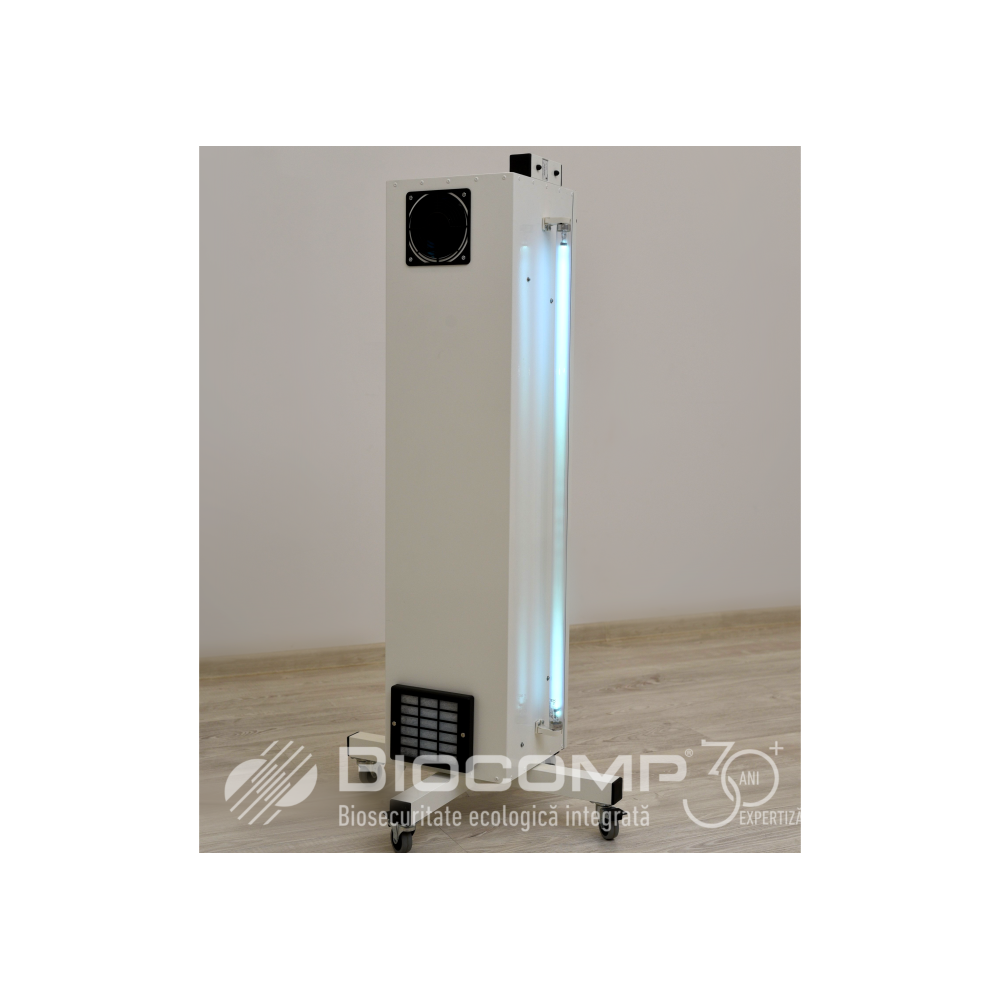 Dispozitiv de dezinfectie cu lumina ultravioleta UV-C AIR GUARD 165W, cu montare pe cadru mobil