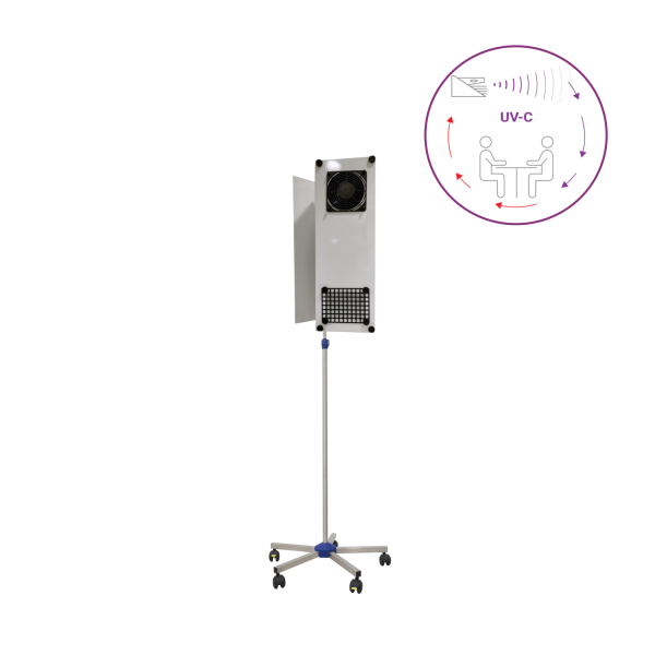 Dispozitiv de dezinfectie cu lumina ultravioleta UV-C MULTIMODAL 50W, cu montare pe stativ mobil