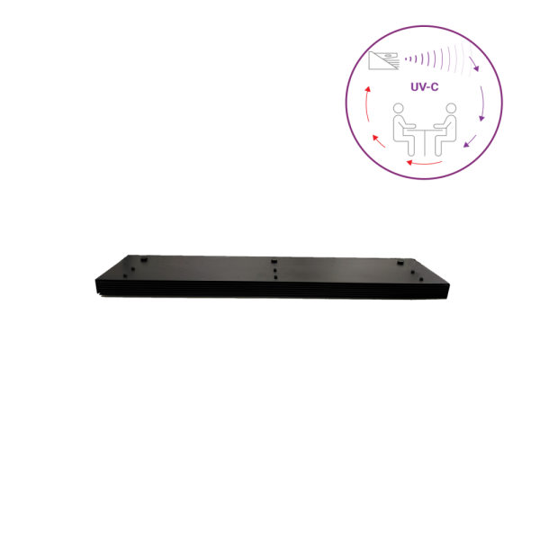 Dispozitiv de dezinfectie cu lumina ultravioleta UV-C (lampa UV-C) LBAG-E 15W, cu grile