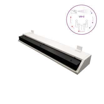Dispozitiv de dezinfectie cu lumina ultravioleta UV-C (lampa UV-C) LBAG-D DELUXE 55W, cu grile