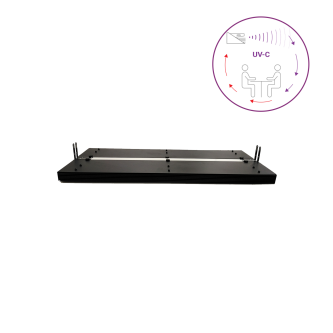 Dispozitiv de dezinfectie cu lumina ultravioleta UV-C (lampa UV-C) LBAG-E TWIN 2x15W, cu grile