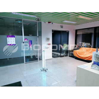 Dispozitiv de dezinfectie cu lumina ultravioleta UV-C MINI 360 4x30W, cu montare pe cadru mobil