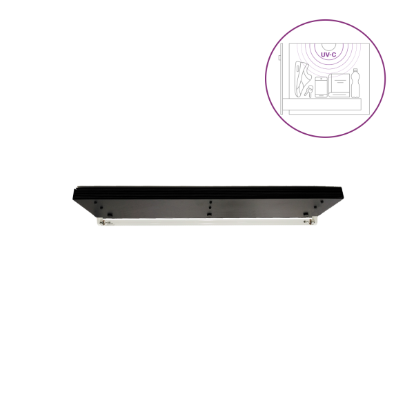 Dispozitiv de dezinfectie cu lumina ultravioleta UV-C (lampa UV-C) LBAG-E DUAL Action 2x30W, cu grile